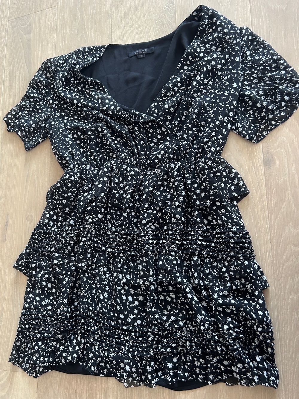 Ruffle Mini Dress